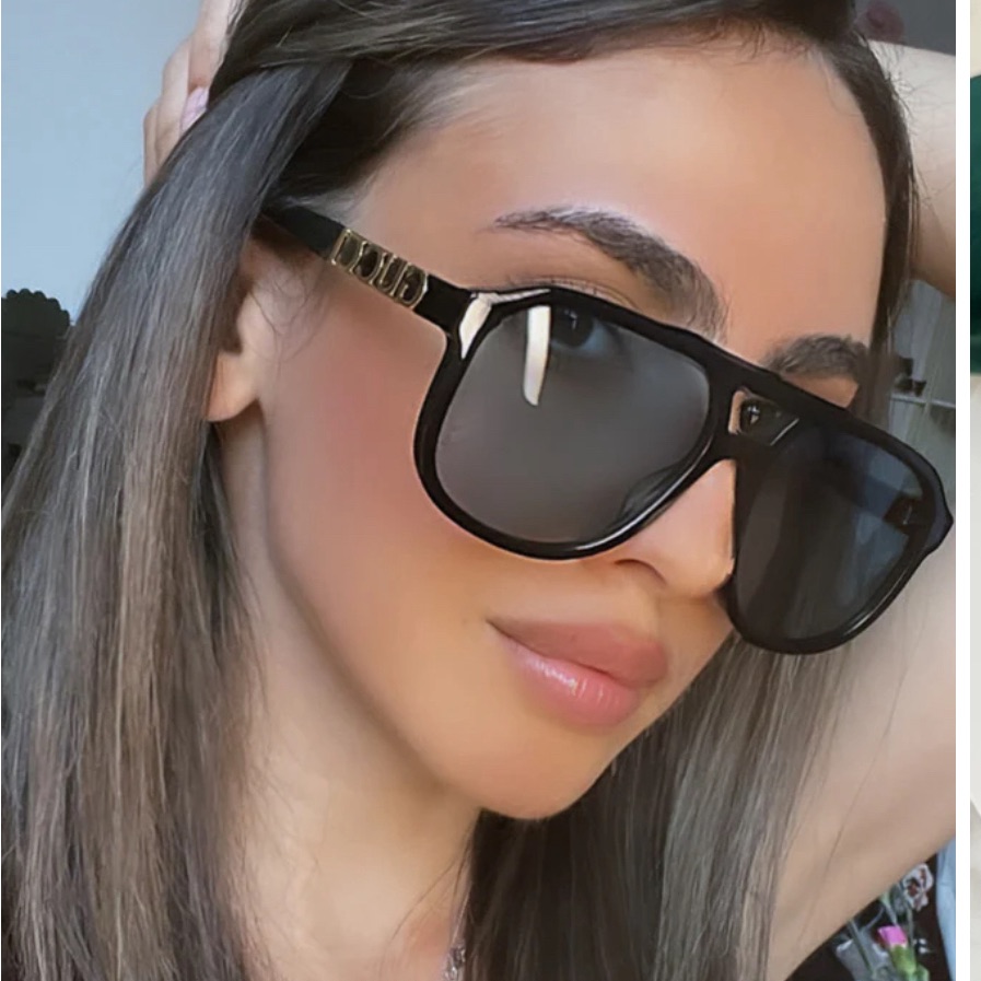 - Gucci Gg1188s Black Gold Aviator Sunglasses